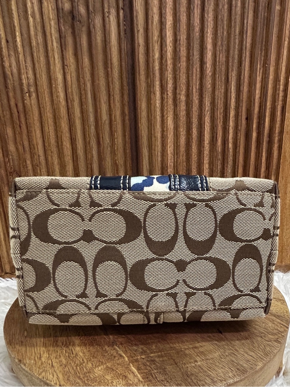 Coach Hampton Signature Mini Satchel Demi Bag Color Block Leopard Style F4211 - Picture 10 of 10